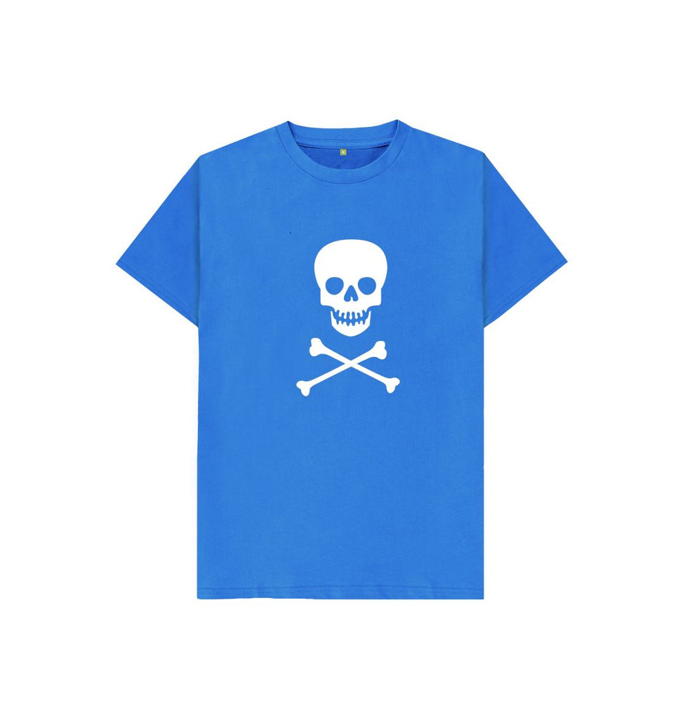 Kids Pirate Skull and Crossbones T shirt Outlandish Creations