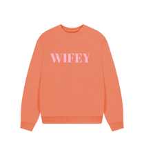 Apricot Wifey Sweatshirt