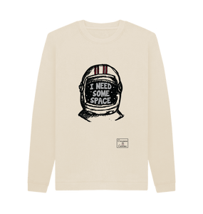 Oat Large Unisex I need some space  sweatshirt