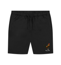 Black Huge Cock Drawstring Shorts (unbranded)