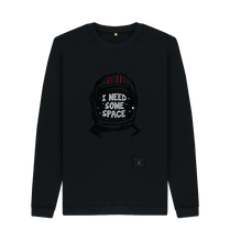 Black Large Unisex I need some space  sweatshirt