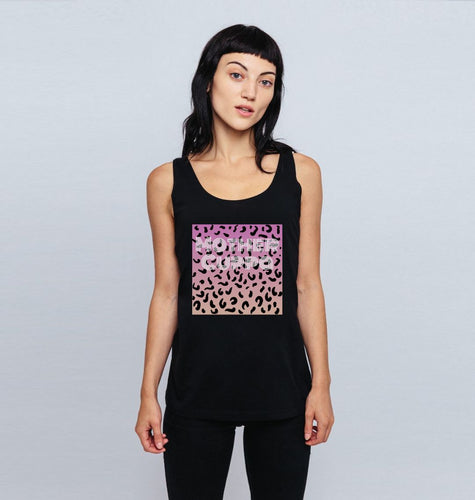 Mother Cuppa Leopard print lady tank top