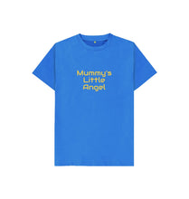 Bright Blue Kid's Mummy's Little Angel T-shirt